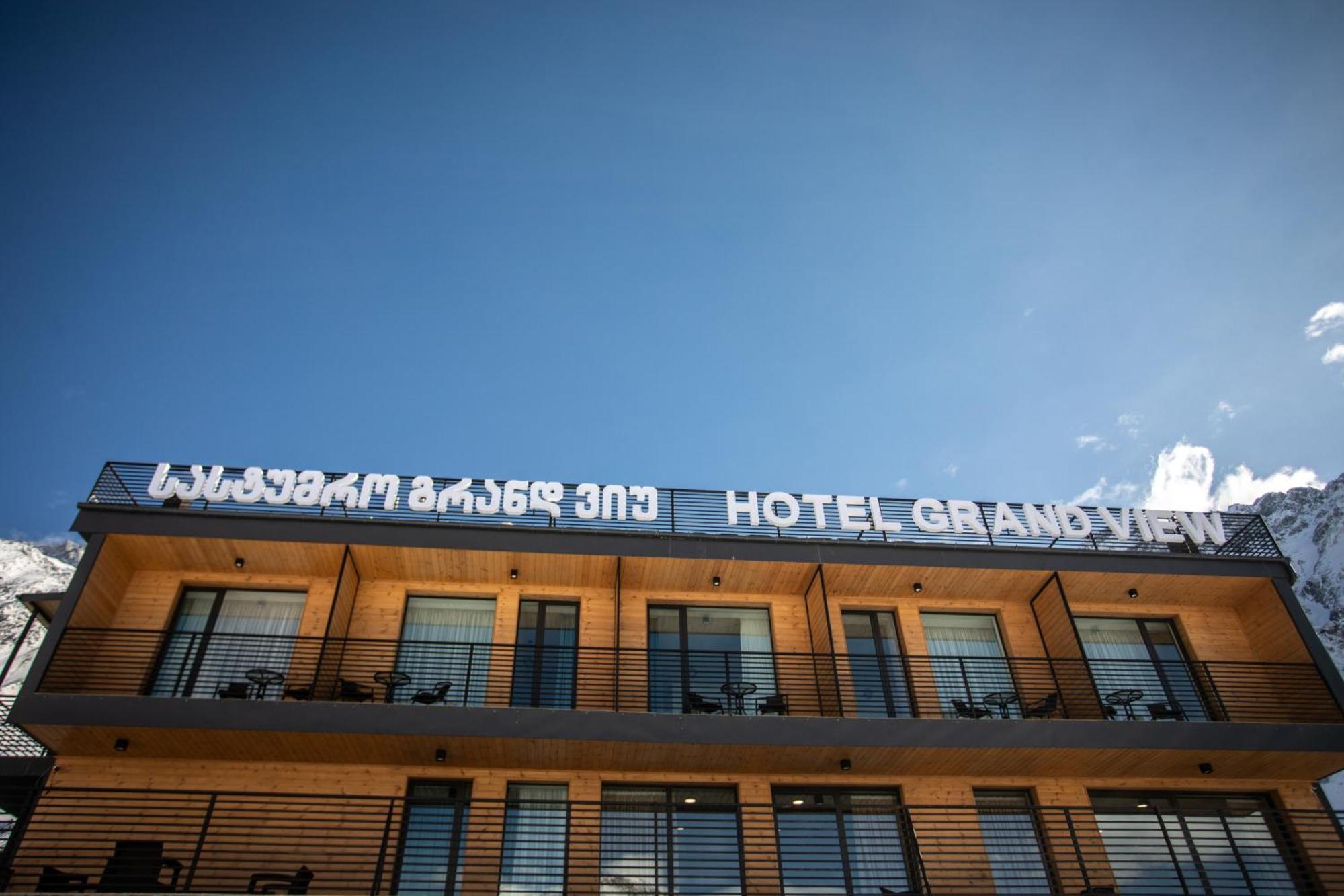 Kazbegi Hotel Grand View Exterior foto